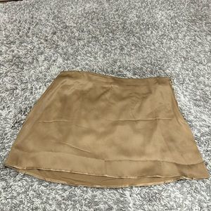 Frankies Bikinis Silk mini skirt